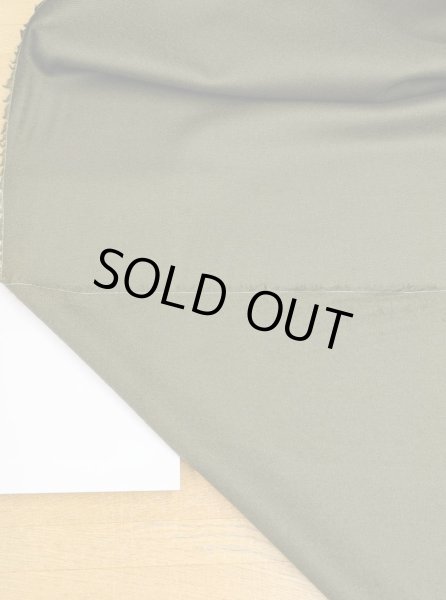 画像3: 生地：ウールサージ（オリーブグリーン） (3)