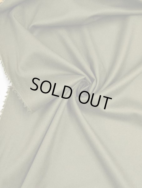 画像4: 生地：ウールサージ（オリーブグリーン） (4)