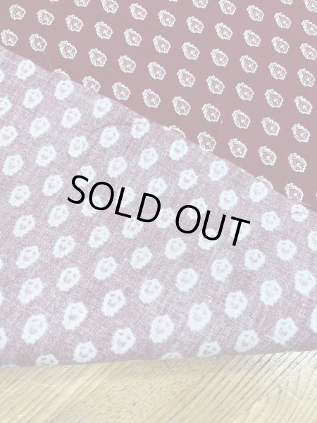 画像3: 生地:綿100%ソレイアード風プリント(赤紫) (3)