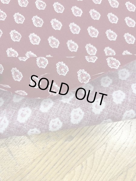 画像4: 生地:綿100%ソレイアード風プリント(赤紫) (4)