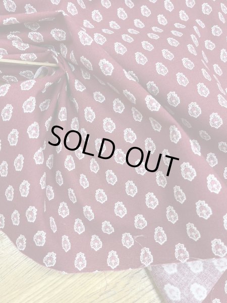 画像5: 生地:綿100%ソレイアード風プリント(赤紫) (5)