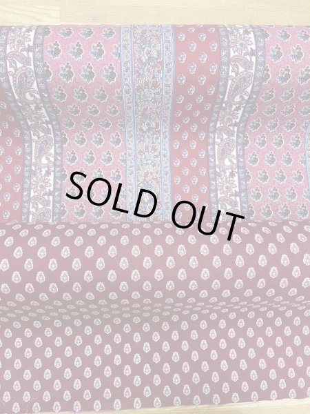 画像8: 生地:綿100%ソレイアード風プリント(赤紫) (8)