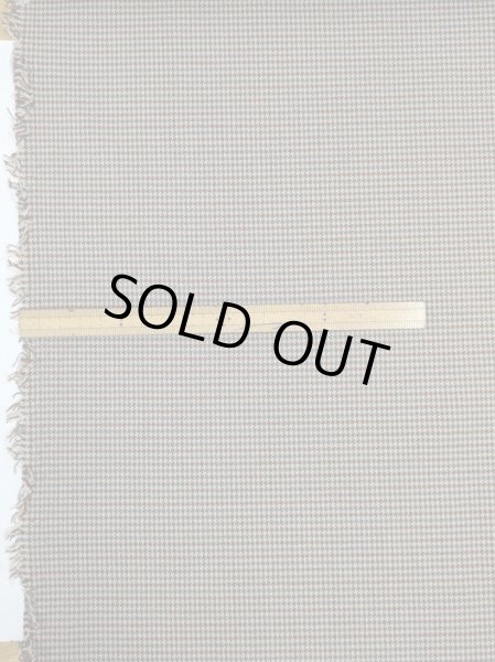 画像1: 生地：ポリエステルステッチ ガンクラブチェック ウールライク （青×茶） (1)