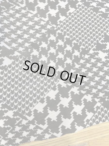 画像7: 生地：ポリ100％ 千鳥格子柄 2way サモーラパワーネット（ホワイト／ブラック） (7)