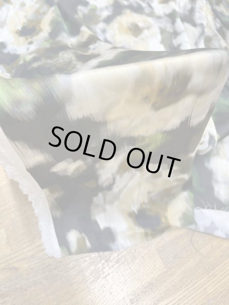 画像7: 生地：色彩手書き風プリント（クリーム地） (7)