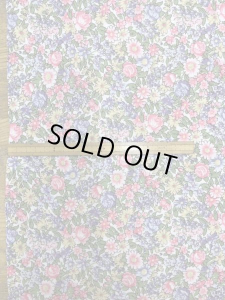 画像2: 生地:綿100%ニット花柄総柄 (2)