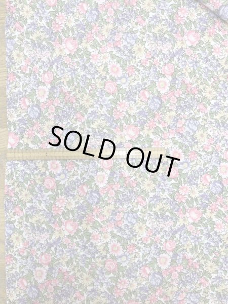 画像3: 生地:綿100%ニット花柄総柄 (3)