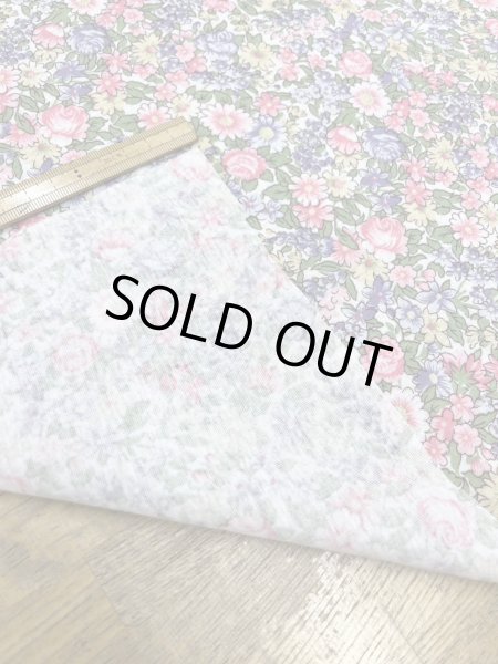 画像5: 生地:綿100%ニット花柄総柄 (5)