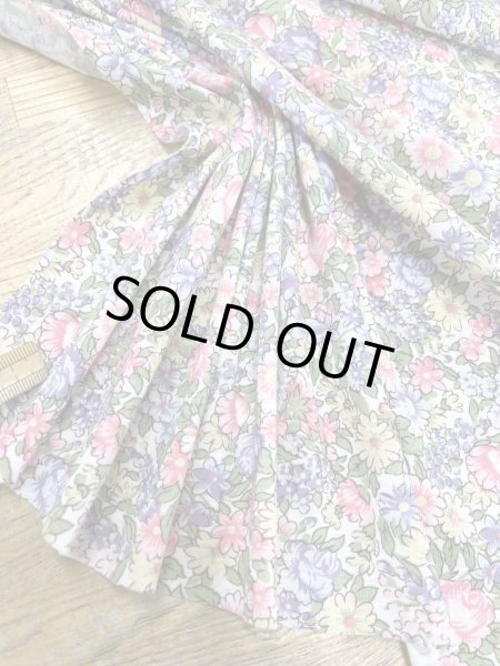 画像7: 生地:綿100%ニット花柄総柄 (7)