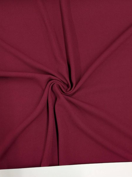 画像5: 生地:ポリエステル100% 無地ジョーゼット(エンジ) (5)
