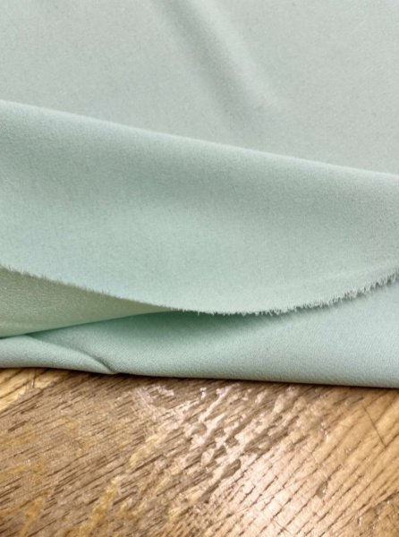 画像4: 生地:ポリエステル100% 無地ジョーゼット(ミントグリーン) (4)