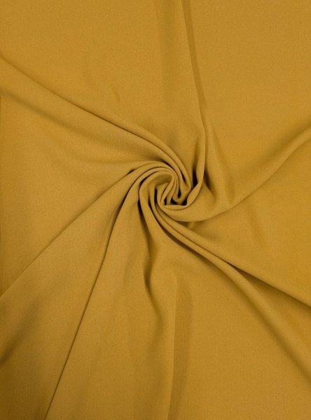 画像8: 生地:ポリエステル100% 無地ジョーゼット(マスタード) (8)