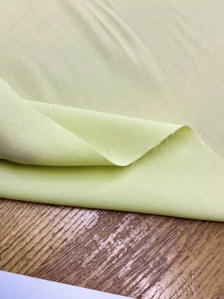 画像3: 生地:ポリエステル100% 無地ジョーゼット(黄緑) (3)
