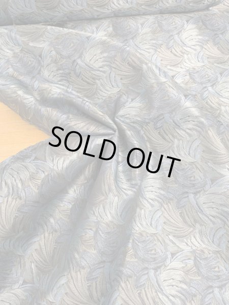 画像6: 生地:光沢感が美しいボタニカル柄ジャガード(厚手・接着芯付き) (6)