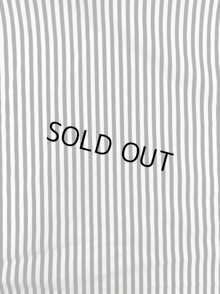 画像7: 生地:綿100%ブロードモノトーンストライプ柄(白/黒) (7)