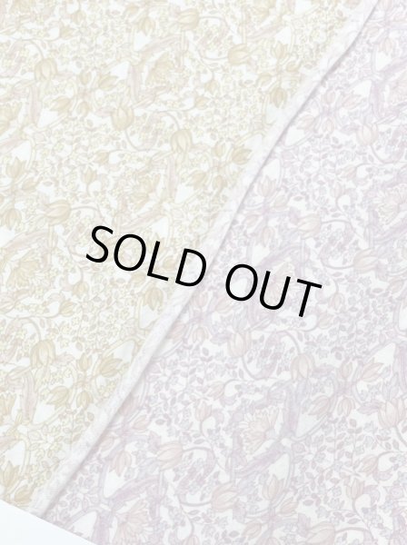 画像8: 生地:綿100% 花柄天竺ニット(オフホワイト×オレンジピンク) (8)