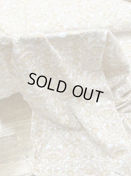 画像6: 生地:綿100% 花柄天竺ニット(オフホワイト×オレンジピンク) (6)