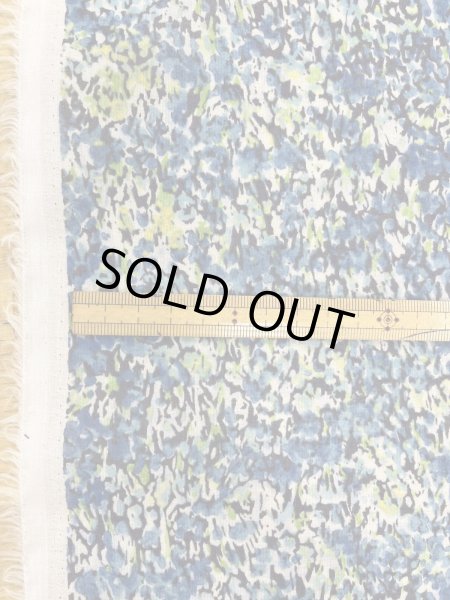 画像3: 生地：綿100％ 80シフォンAG加工 ジョーゼット（ブルー） (3)