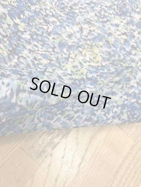 画像4: 生地：綿100％ 80シフォンAG加工 ジョーゼット（ブルー） (4)