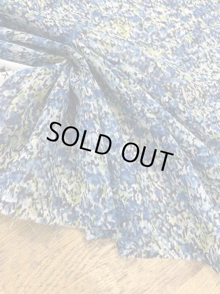 画像7: 生地：綿100％ 80シフォンAG加工 ジョーゼット（ブルー） (7)