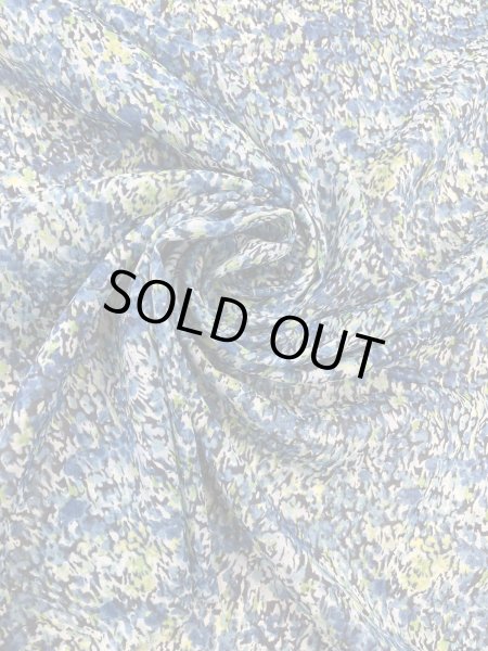 画像8: 生地：綿100％ 80シフォンAG加工 ジョーゼット（ブルー） (8)