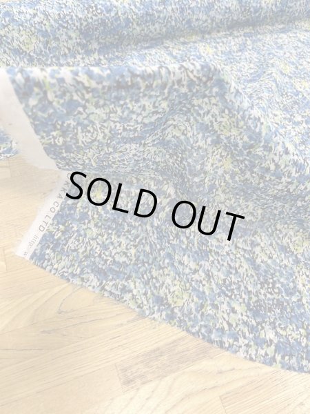 画像9: 生地：綿100％ 80シフォンAG加工 ジョーゼット（ブルー） (9)