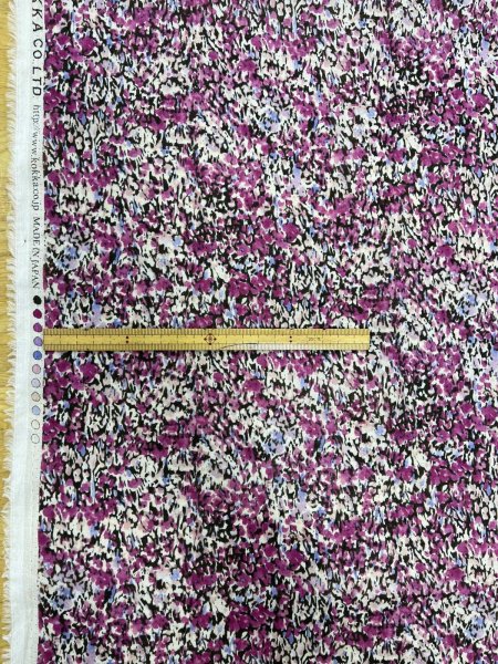 画像2: 生地:綿100% 80シフォンAG加工 ジョーゼット(ピンク) (2)