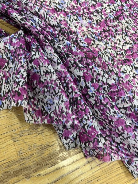 画像6: 生地:綿100% 80シフォンAG加工 ジョーゼット(ピンク) (6)