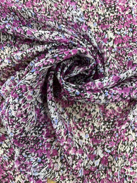 画像7: 生地:綿100% 80シフォンAG加工 ジョーゼット(ピンク) (7)