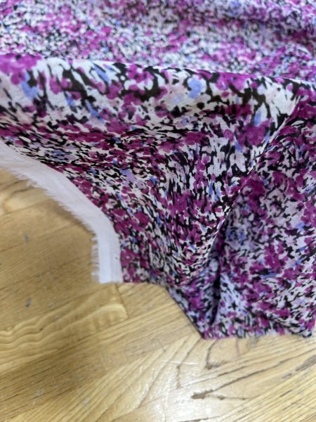 画像8: 生地:綿100% 80シフォンAG加工 ジョーゼット(ピンク) (8)