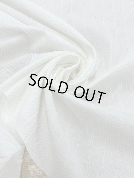 画像6: 生地:コットンメッシュシャーリング(オフ白) (6)