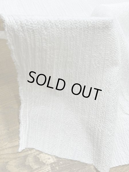 画像7: 生地:コットンメッシュシャーリング(オフ白) (7)