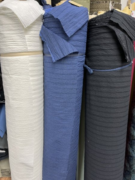 画像9: 生地:コットンメッシュシャーリング(黒) (9)