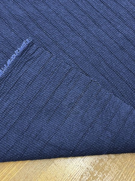 画像4: 生地:コットンメッシュシャーリング(ネイビー) (4)
