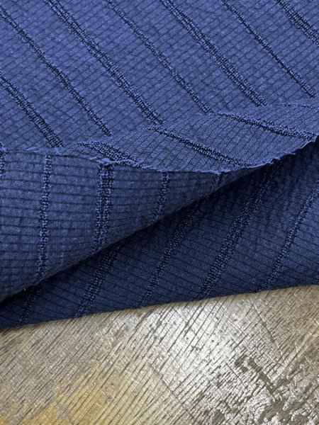 画像5: 生地:コットンメッシュシャーリング(ネイビー) (5)