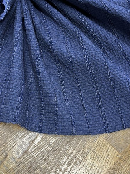 画像6: 生地:コットンメッシュシャーリング(ネイビー) (6)