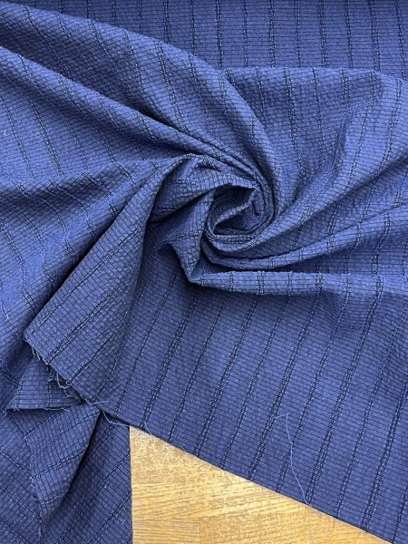 画像7: 生地:コットンメッシュシャーリング(ネイビー) (7)