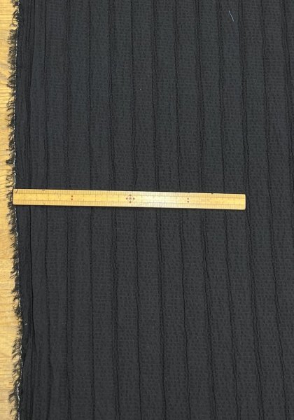 画像3: 生地:コットンメッシュシャーリング(黒) (3)