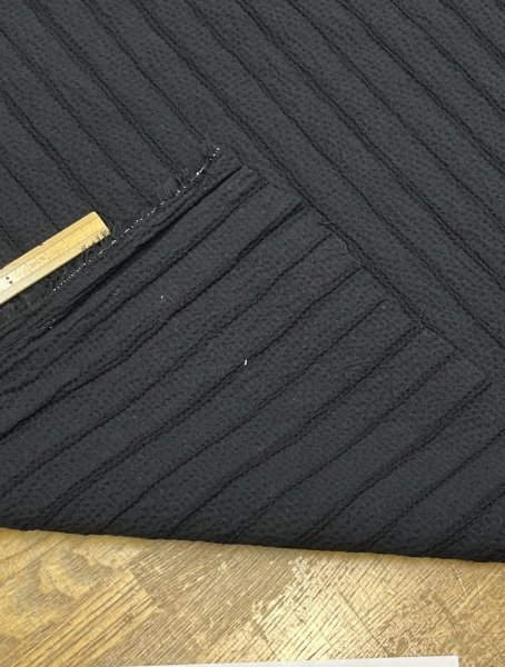 画像4: 生地:コットンメッシュシャーリング(黒) (4)