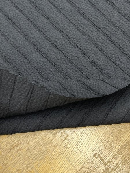 画像5: 生地:コットンメッシュシャーリング(黒) (5)