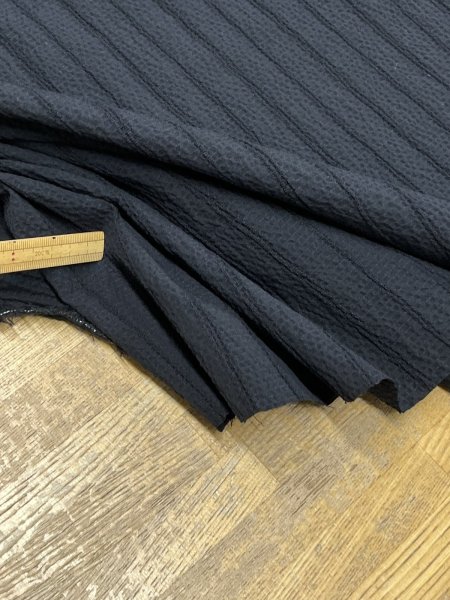 画像6: 生地:コットンメッシュシャーリング(黒) (6)