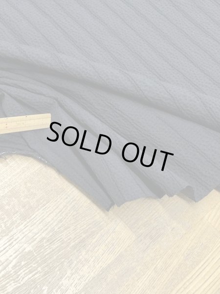 画像6: 生地：コットンメッシュシャーリング（黒） (6)