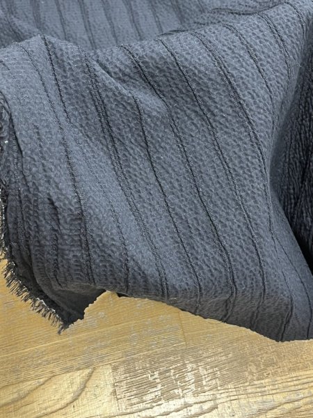 画像8: 生地:コットンメッシュシャーリング(黒) (8)