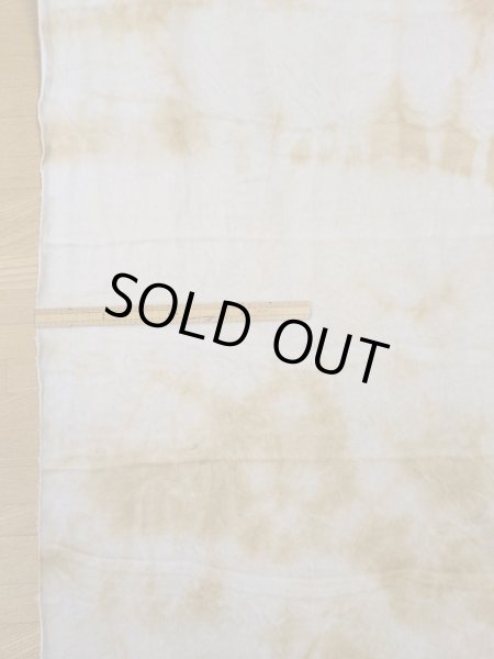 画像2: 生地:ポリエステル100%ムラ染めベロアニット(ベージュ) (2)