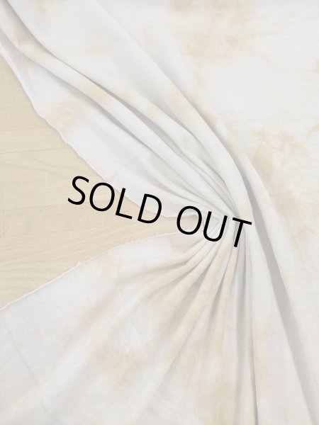 画像6: 生地:ポリエステル100%ムラ染めベロアニット(ベージュ) (6)