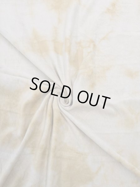 画像7: 生地:ポリエステル100%ムラ染めベロアニット(ベージュ) (7)