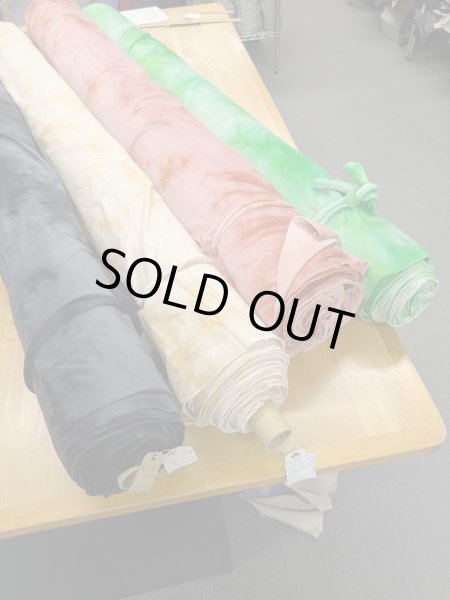 画像8: 生地:ポリエステル100%ムラ染めベロアニット(ベージュ) (8)