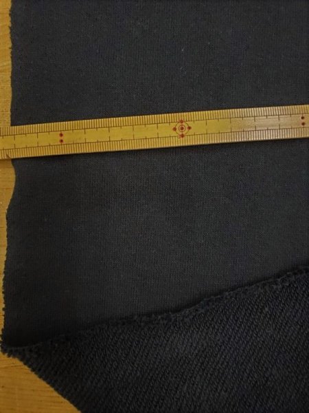画像3: 生地：裏毛ニット（黒） (3)
