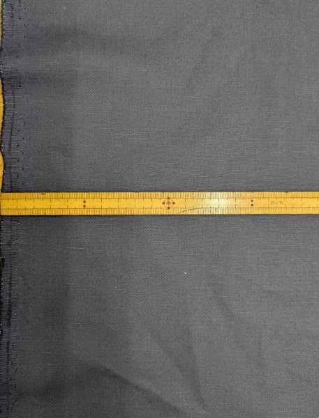 画像3: 生地：シャンブレー風 綿麻中厚生地（紺） (3)