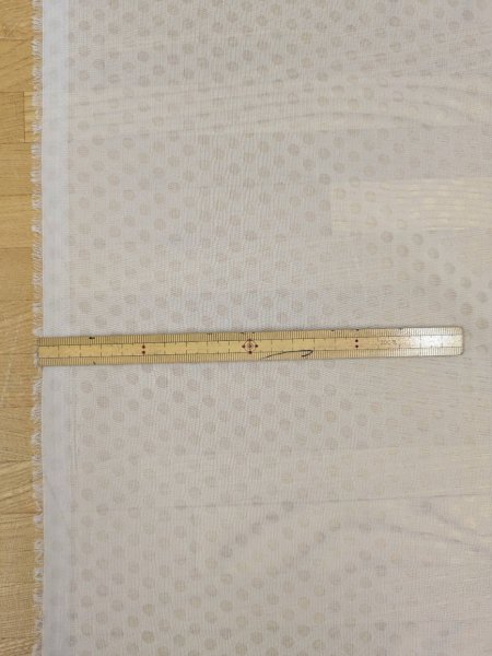 画像2: 生地:ポリエステルボイルドット柄プリント(ベージュ) (2)